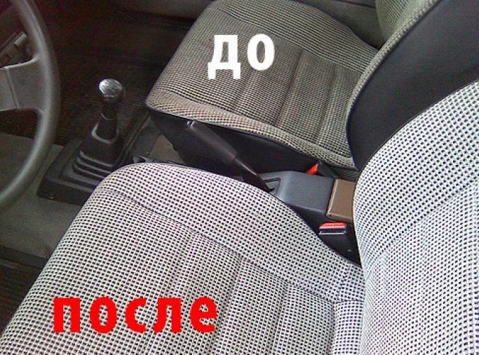 Химчистка сидений автомобиля в Томске